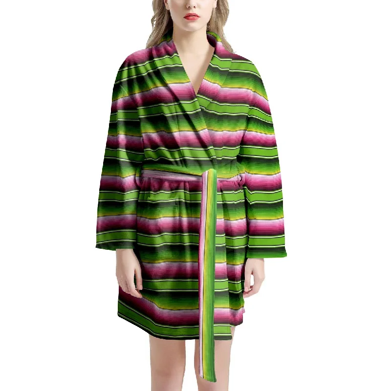 Green Mexican Baja Women's Robe