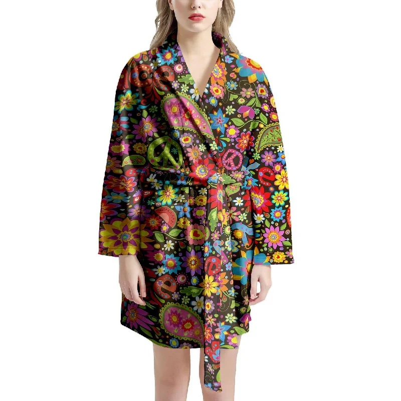 Hippe Peace Women's Robe