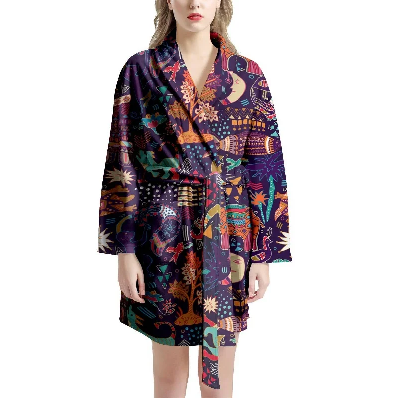 Hippie Aztec Women's Robe