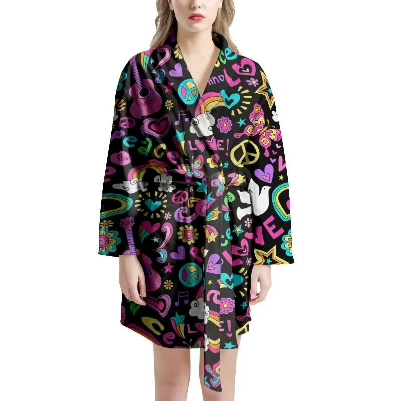 Hippie Retro Women's Robe