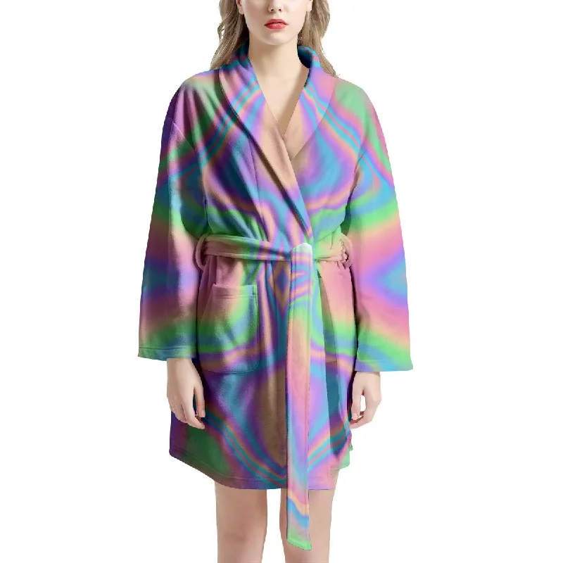 Holographic Trippy Women's Robe