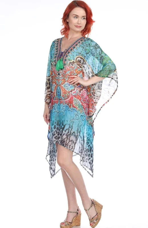 Women's Boho Caftan Kaftan Dress Cover up | Lounge Wear Caftans