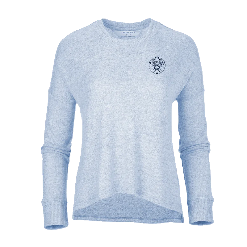 Women's Cuddle Crew - Sky Blue Heather