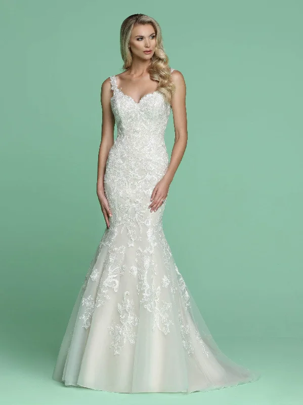 Da Vinci 50624 - Sweetheart Plunging Back Bridal Dress