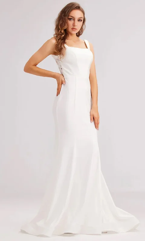 J'Adore Dresses J23039 - Sleeveless Illusion Back Prom Gown