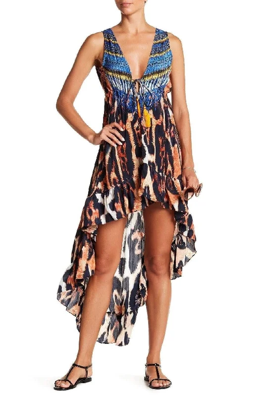 Women's Animal Print  High Low dresses  | Designer Lounge Wear