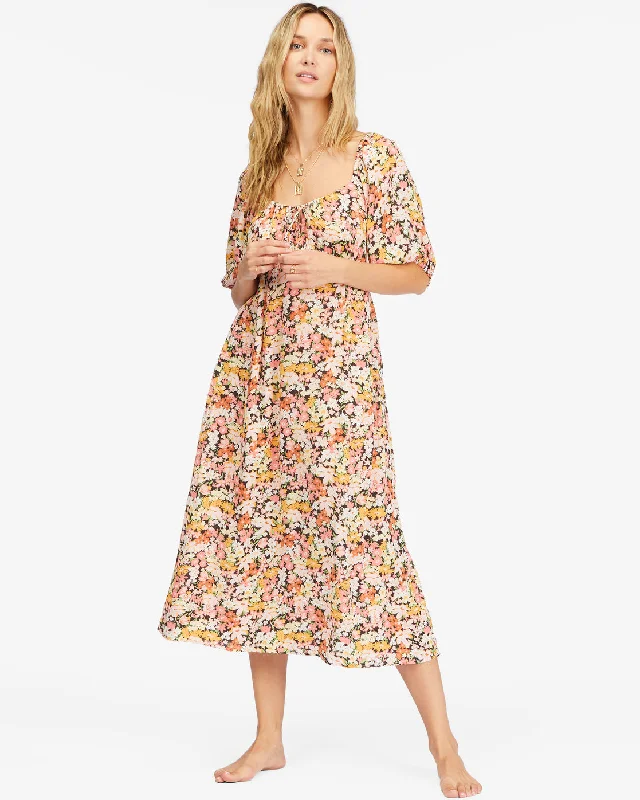 True Romance Midi Dress - Multi