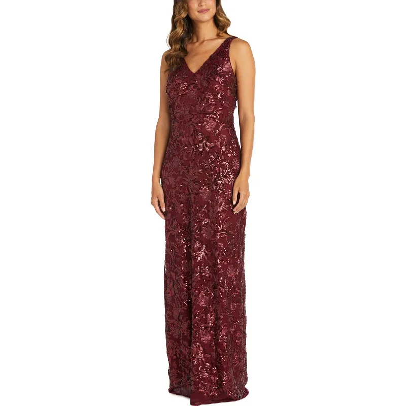 Womens Sequined Long Evening Dress