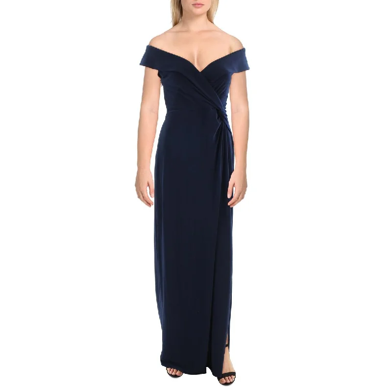 Womens Jersey Long Evening Dress