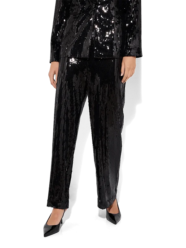 Cleo Black Sequin Pants