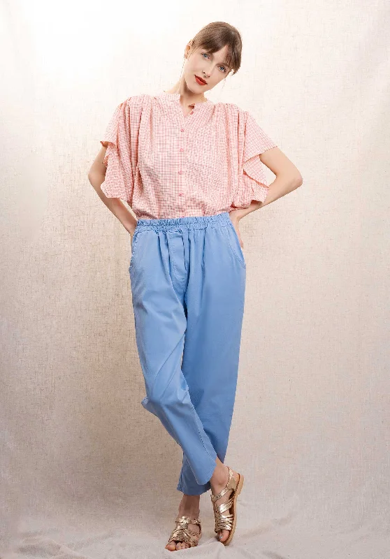 Pants F9869 Light-Blue