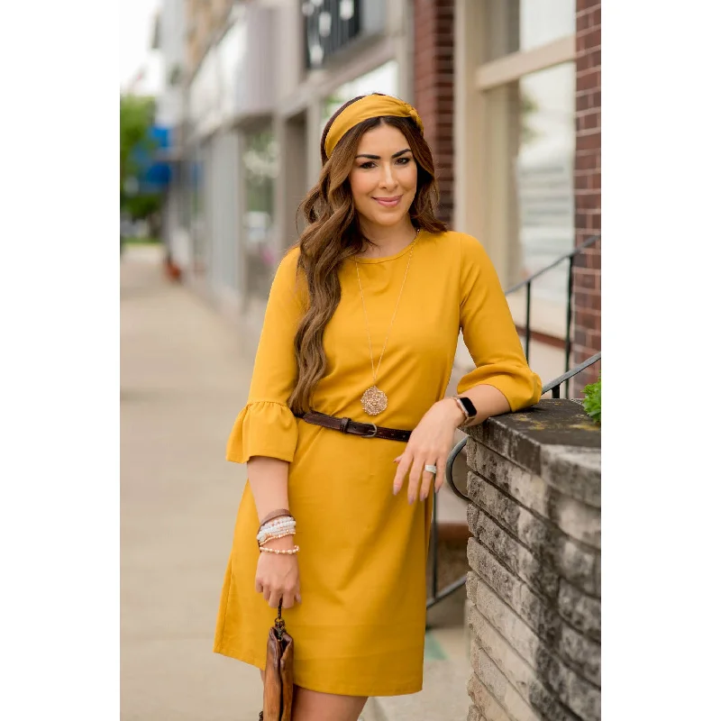 Flutter Sleeve Dress