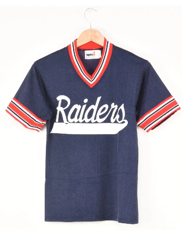 Navy, Red & White Raiders T-Shirt - S