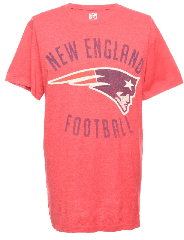 NFL Patriots Red Sports T-shirt - M