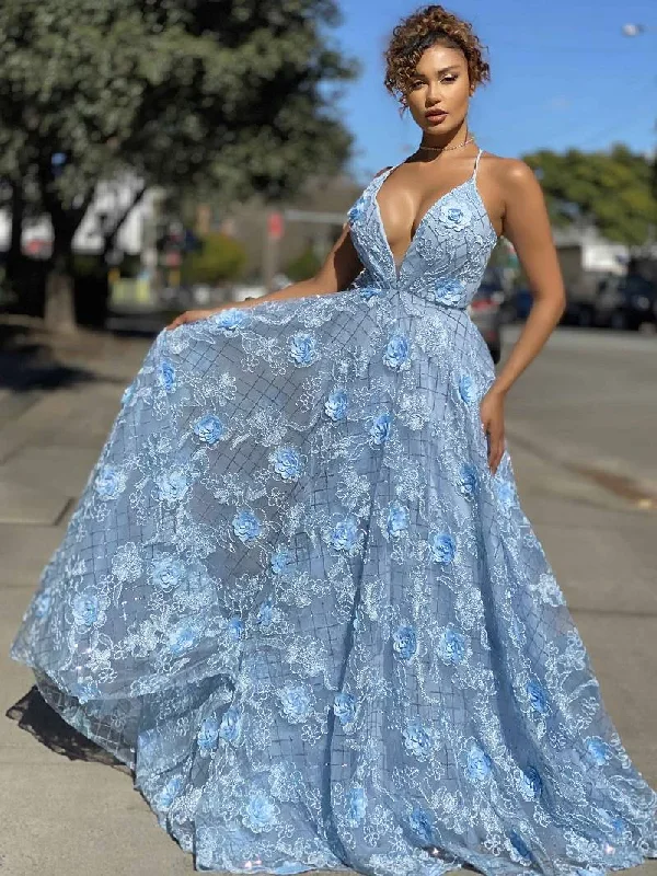 Elegant A-line Newest Prom Dresses, POpular Lace 2023 Long Prom Dresses, Graduation Prom Dresses